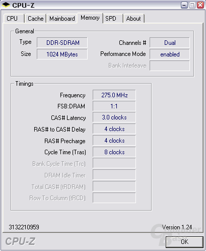 DDR400 @ DDR550