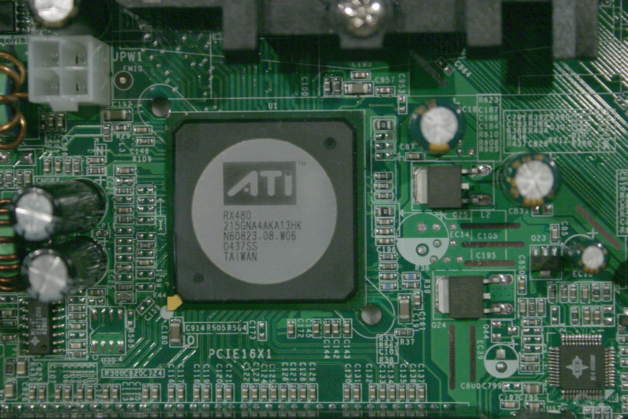 Die Northbridge - ATis RX480 ohne integrierte Grafik-Einheit