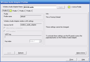 Noxon Audio Manager - Profile 0