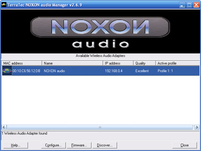 Noxon Audio Manager