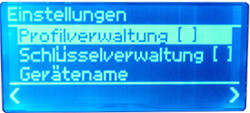 Noxon Audio - Display - Einstellungen