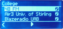 Noxon Audio - Display - Internet-Radio - Senderauswahl