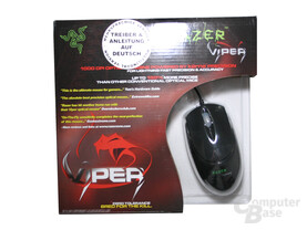 Verpackung Razer Viper von vorn