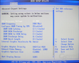Asus S-presso S1-P111 Deluxe - Bios - Advanced Chipset Settings