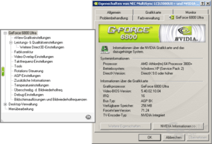 ForceWare 71.24 Menü