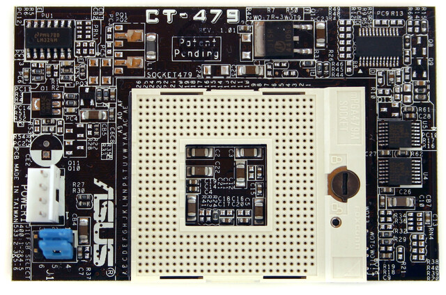 Asus-Adapter: Sockel 478 auf Sockel 479 Asus-Adapter: Sockel 478 auf Sockel 479