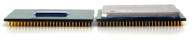 Aufgrund des fehlenden Heatspreaders ist der Pentium M falcher Aufgrund des fehlenden Heatspreaders ist der Pentium M falcher