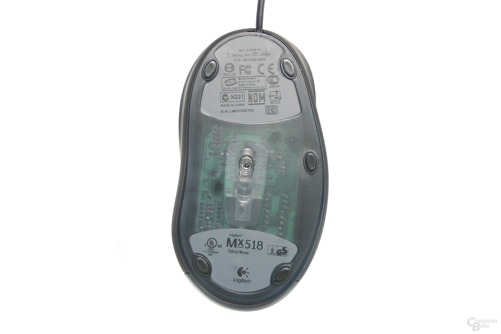 MX518 von Unten