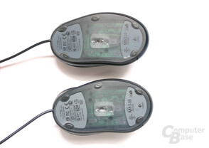 MX518 und MX510 von Unten