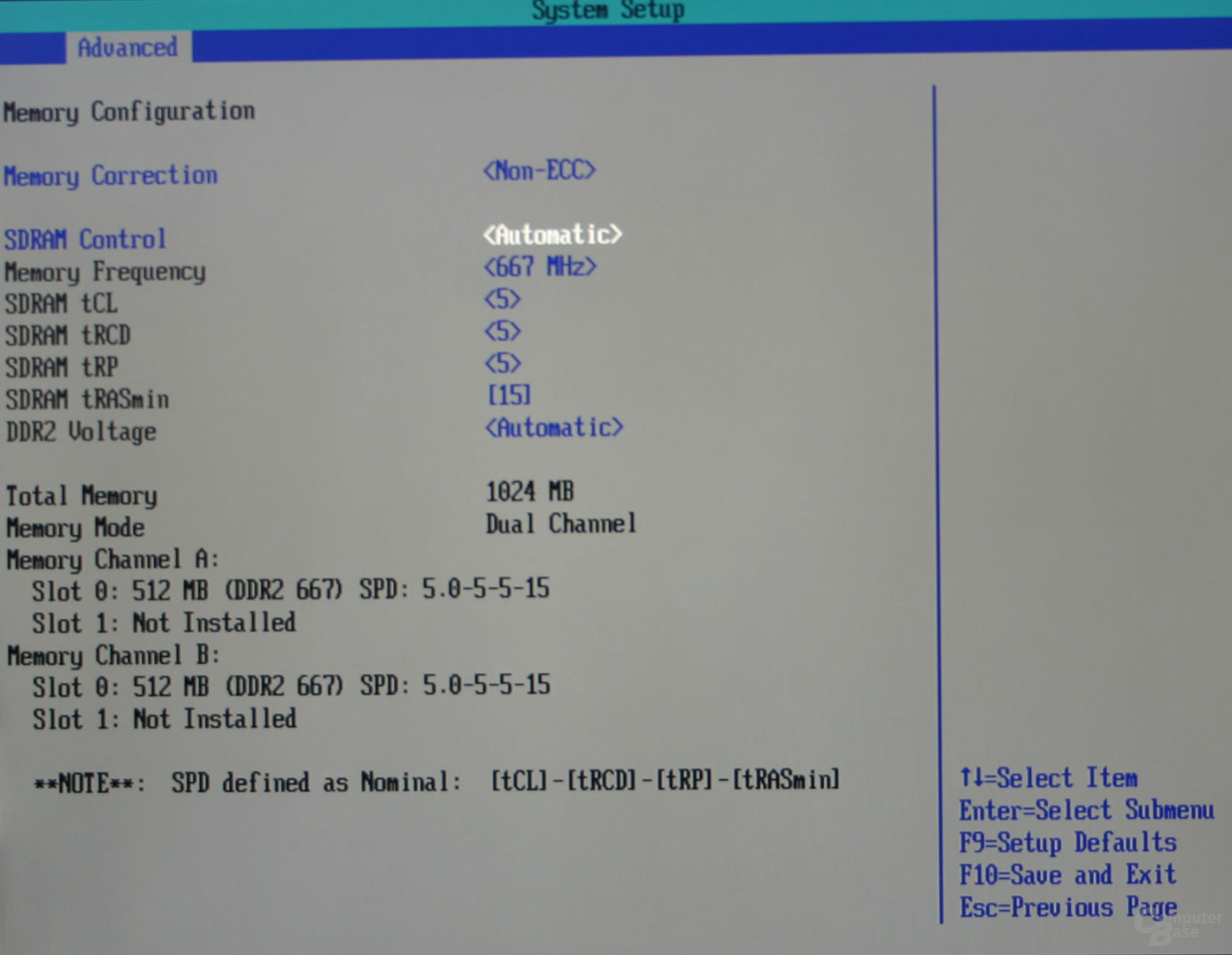 Bios - DDR2 Timings Control - Automatic