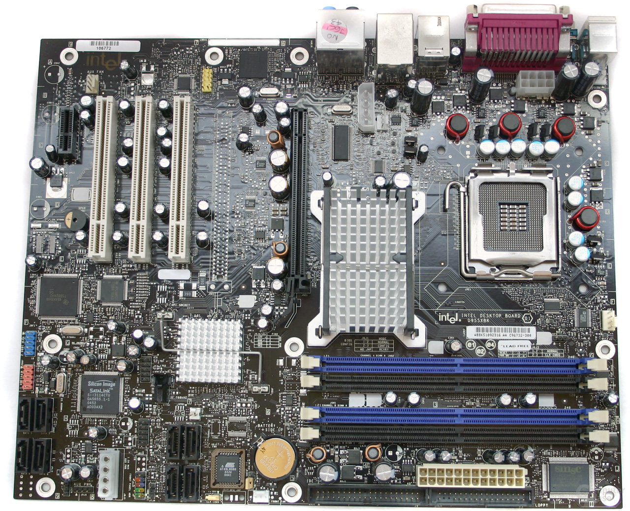 i955X-Platine (oben)