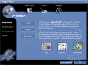 Samsungs MagicTune Samsungs MagicTune