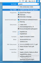 Apple Mac OS „Tiger“: Spotlight