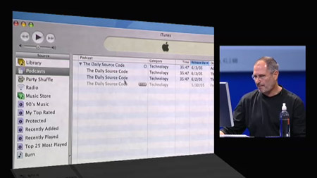 Podcasts in iTunes