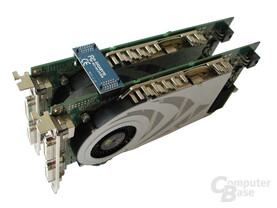 2 GeForce 7800 GTX im SLI-Verbund