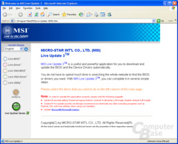 MSI Live Update