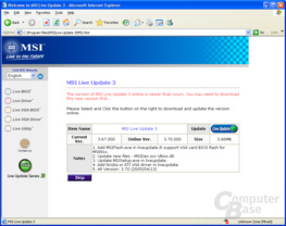 MSI Live Update