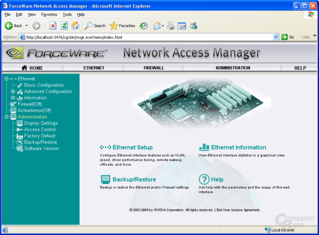 nVidia Network Access Manager