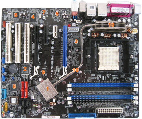 A8N-SLI Premium Komponenten