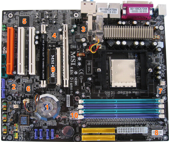MSI K8N Diamond Komponenten