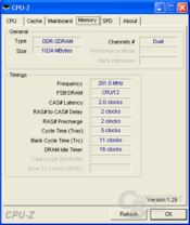GA-K8N Pro-SLI CPU-Z RAM