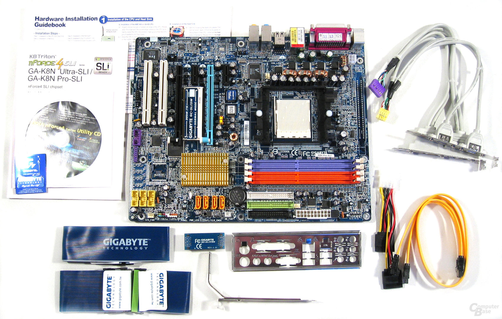 Gigabyte GA-K8N Pro-SLI Lieferumfang