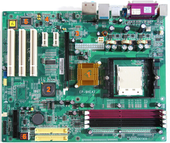 EPoX 9HEAI Komponenten