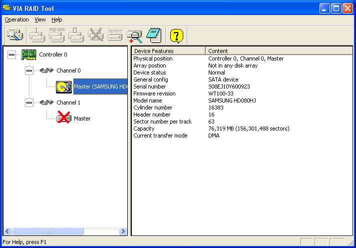 EPoX VIA RAID Tool