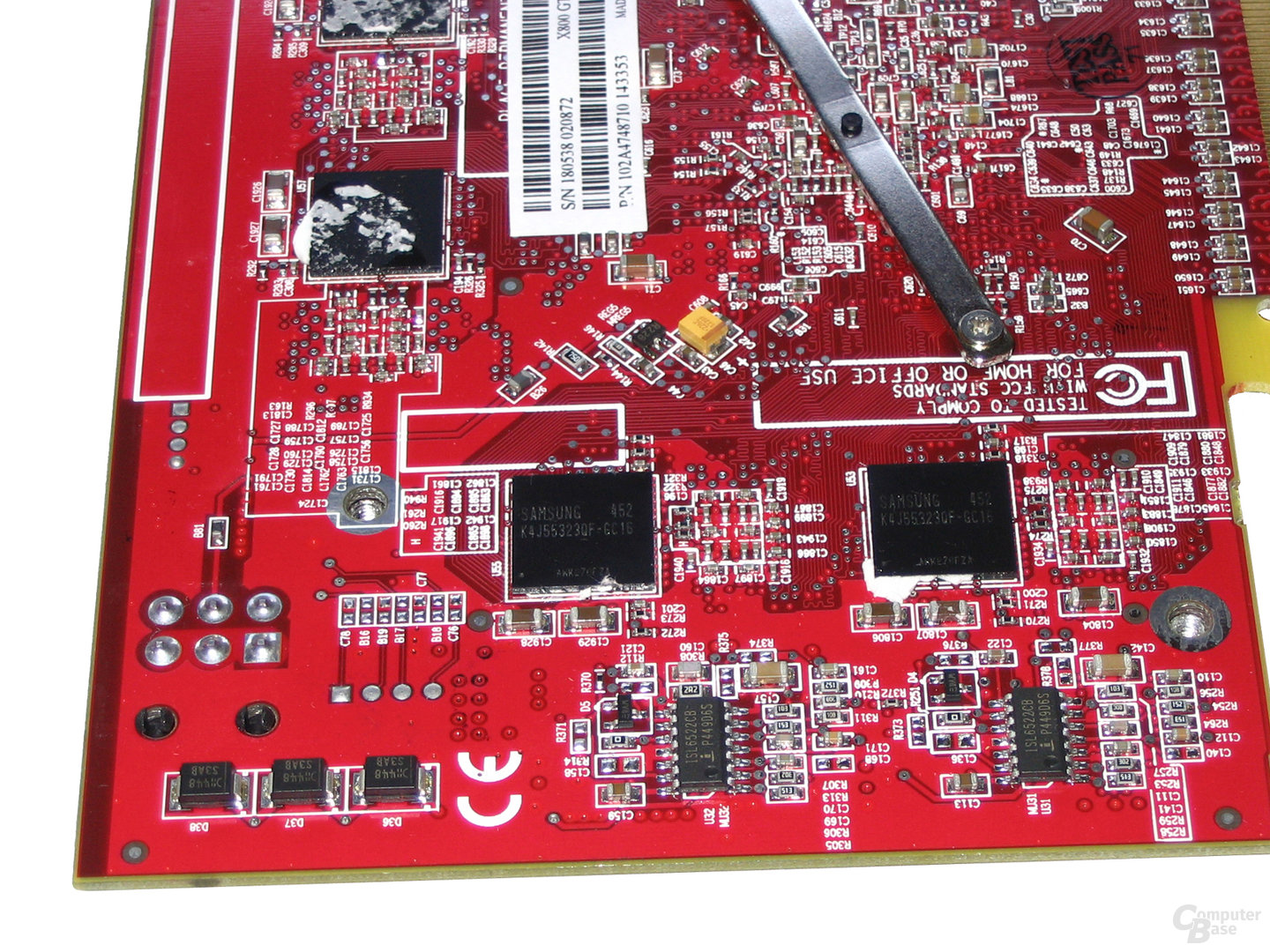 Radeon X800 GTO² Speicherbausteine