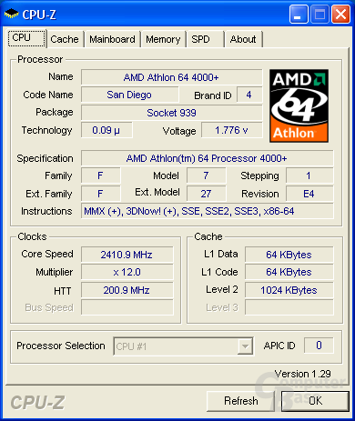 CPU-Z CPU
