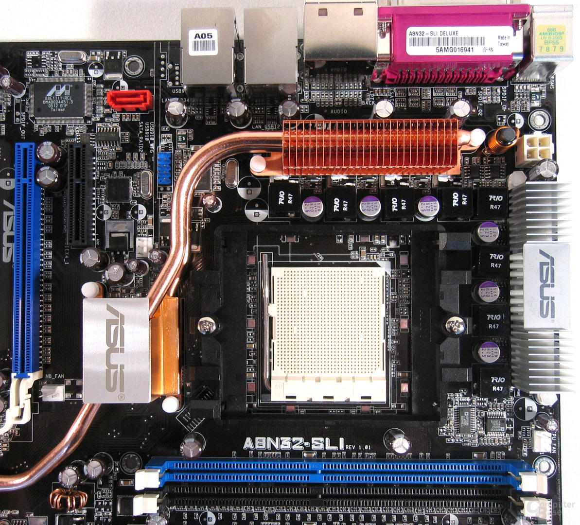 Mainboard oben links