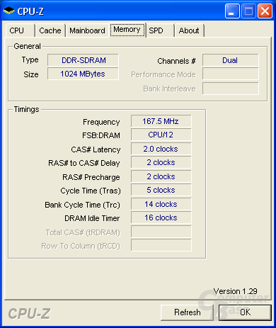 CPU-Z RAM max