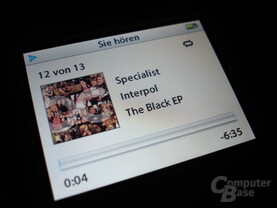 iPod video - Musikwiedergabe iPod video - Musikwiedergabe