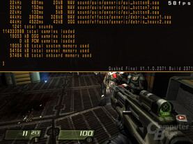 Quake 4 mit X-Fi Fatal1ty FPS
