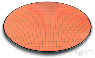 Wafer mit Intel Core Duo-Prozessoren