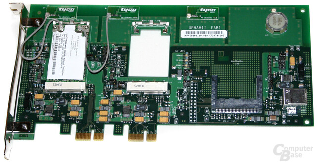 PRO Wireless 3945ABG auf einer Testkarte