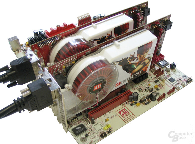 Für maximale Performance wohl von Nöten - ATi CossFire-System