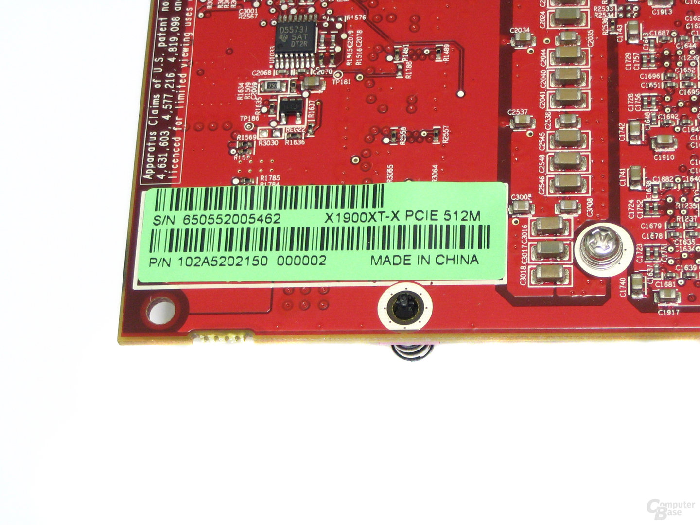 Radeon X1900 XTX Aufkleber