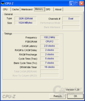 CPU-Z RAM max K8N Diamond Plus