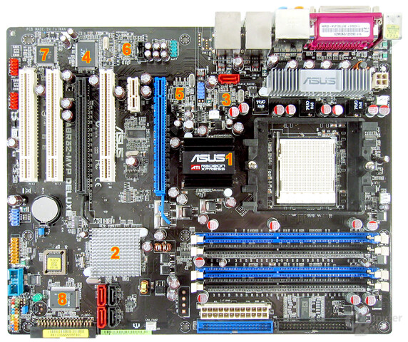 Asus A8R32-MVP Deluxe Komponenten