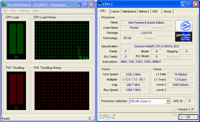Pentium XE 965: Stromsparen mit 3,2 GHz