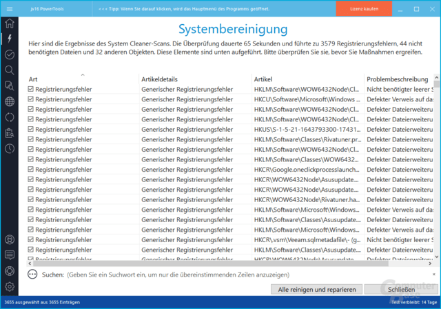 jv16 PowerTools 2012 – Hauptprogramm
