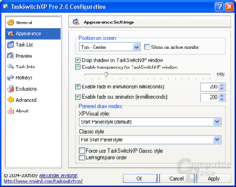 TaskSwitchXP Configuration Tool