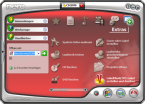LabelFlash in Nero StartSmart