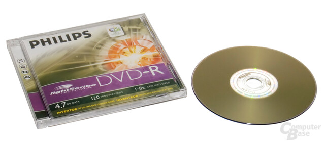LightScribe Hülle & DVD