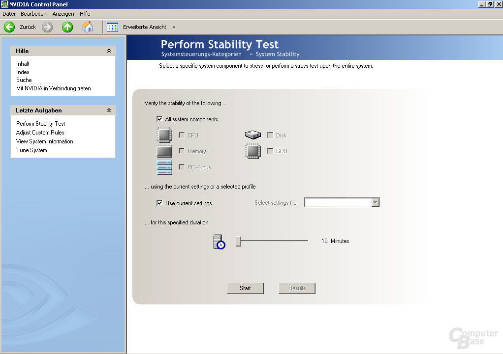 nTune Stability Test
