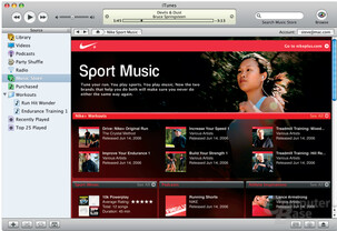 „Nike Sport Music“ im iTunes Music Store