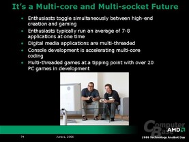 AMDs Zukunft: Multi-Core und Multi-Sockel AMDs Zukunft: Multi-Core und Multi-Sockel