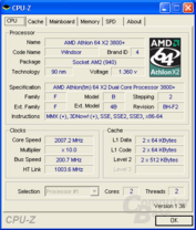 Asus Crosshair CPU-Z CPU
