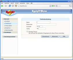 AVM Fritzbox Fon WLAN  - Neue Firmware 8.04.12 mit Adressbuch